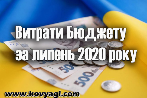 Витрати бюджету Ковяг за липень 2020 року